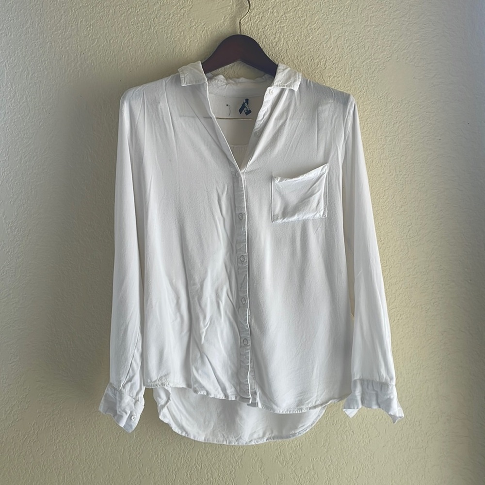 Classic White button up blouse